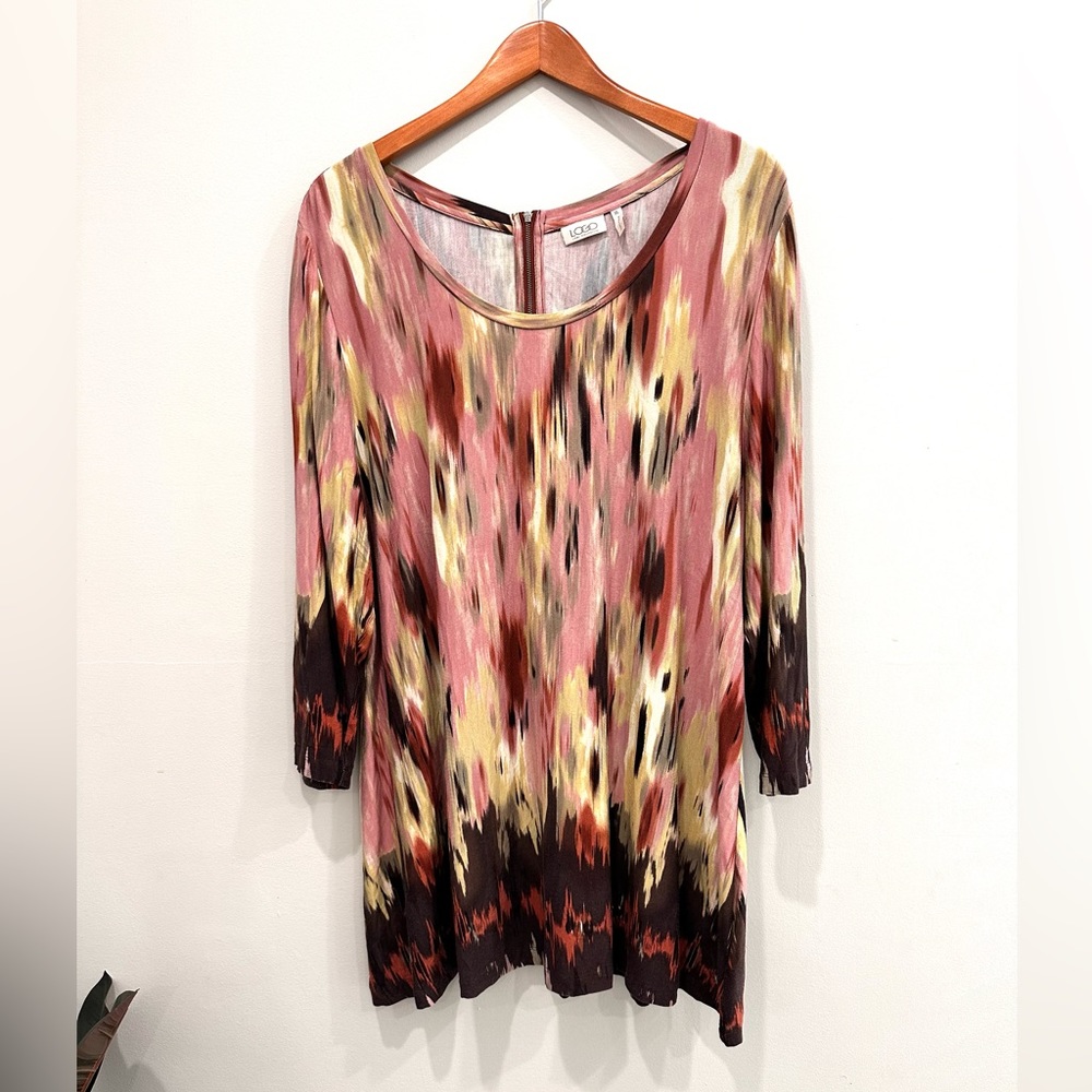 LOGO Lori Goldstein Tunic Top Women’s Blouse